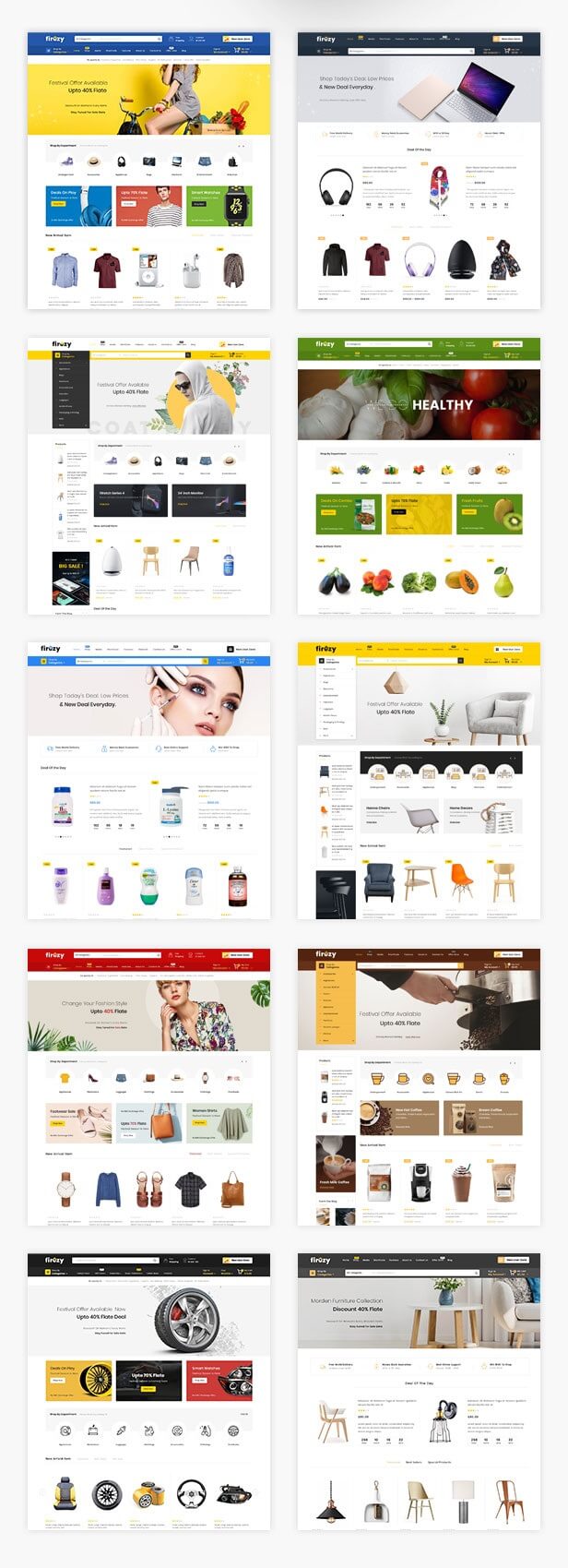 wordpress多用途风格主题firezy