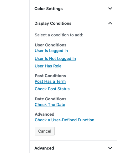 WordPress网站内容按需显示