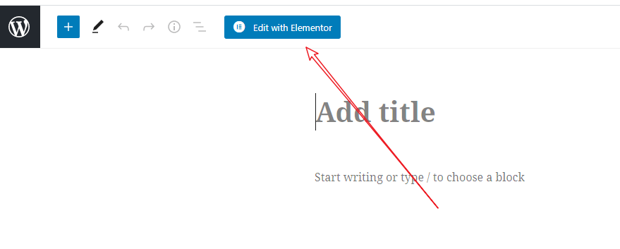 使用elementor编辑
