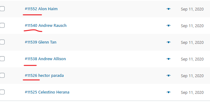 WooCommerce顺序的订单号