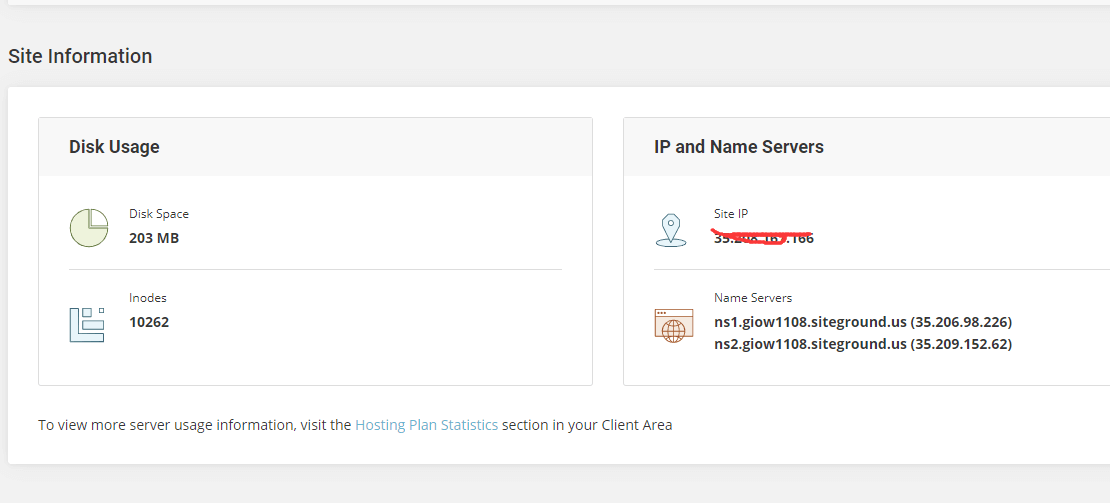 SiteGround服务器IP和DNS