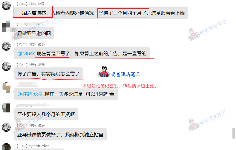 外贸独立站SEO优化群聊天记录