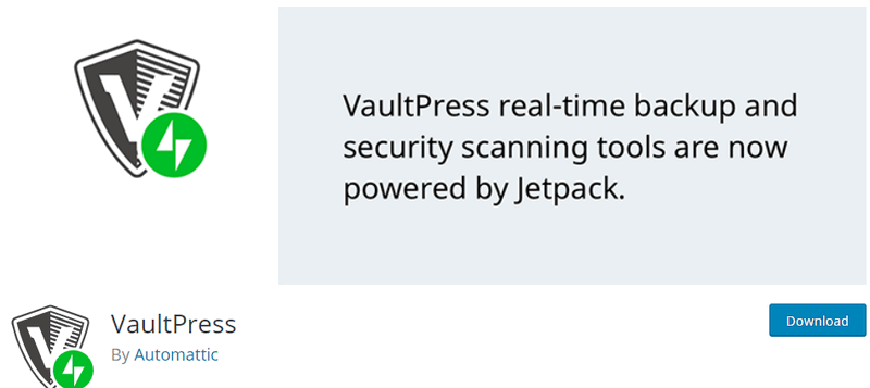 WP备份插件VaultPress