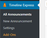Timeline Express设置