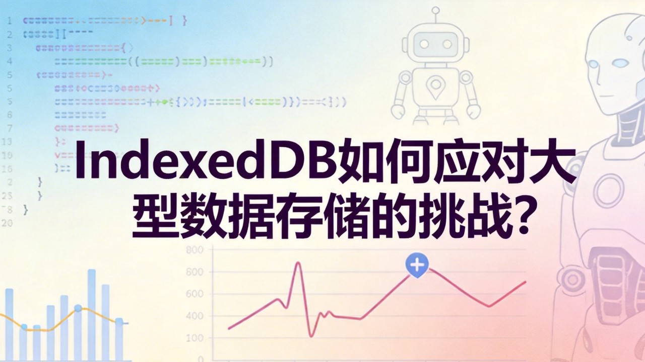 IndexedDB如何应对大型数据存储的挑战? IndexedDB如何应对大型数据存储的挑战