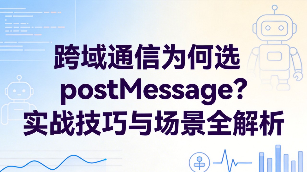 跨域通信为何选postMessage