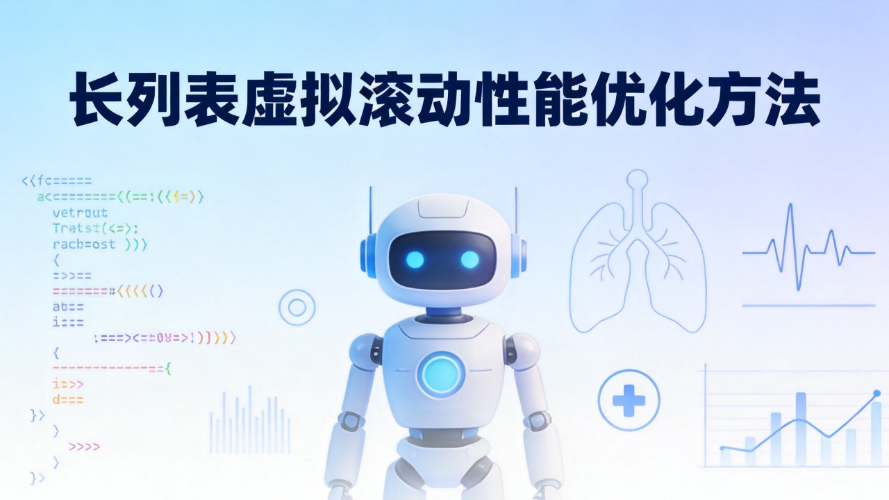 长列表虚拟滚动如何做性能优化